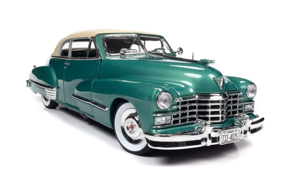 Amazon.com: 1947 Cadillac Series 62 Soft Top, Green - AW315-1/18